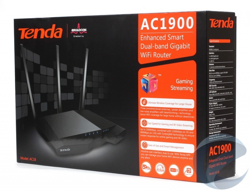 Tenda AC18 WiFi AC1900 Dual Band Router
