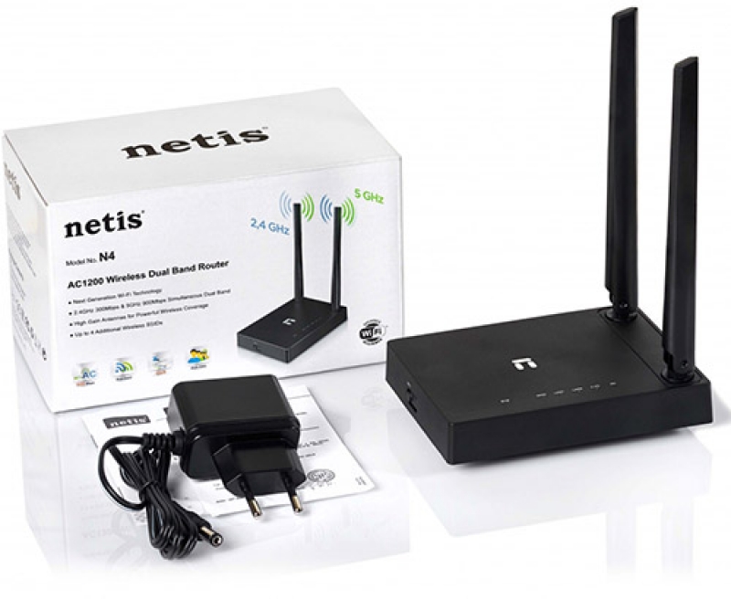 Netis N4 WiFi Router [AC1200]